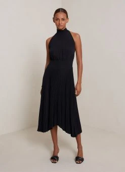 ALC LTD Renzo Pleated Midi Dress 4 ALC LTD Renzo Pleated Midi Dress