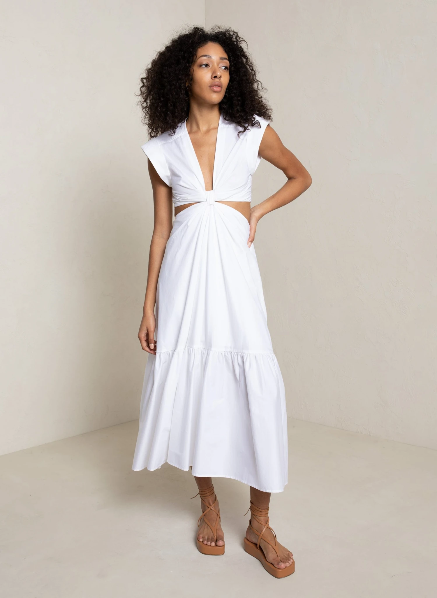 ALC LTD Dresses Alexandria Cotton Midi Dress 4 ALC LTD Dresses Alexandria Cotton Midi Dress