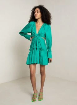 ALC LTD Alexa Cotton Mini Dress Dresses 4 ALC LTD Alexa Cotton Mini Dress Dresses