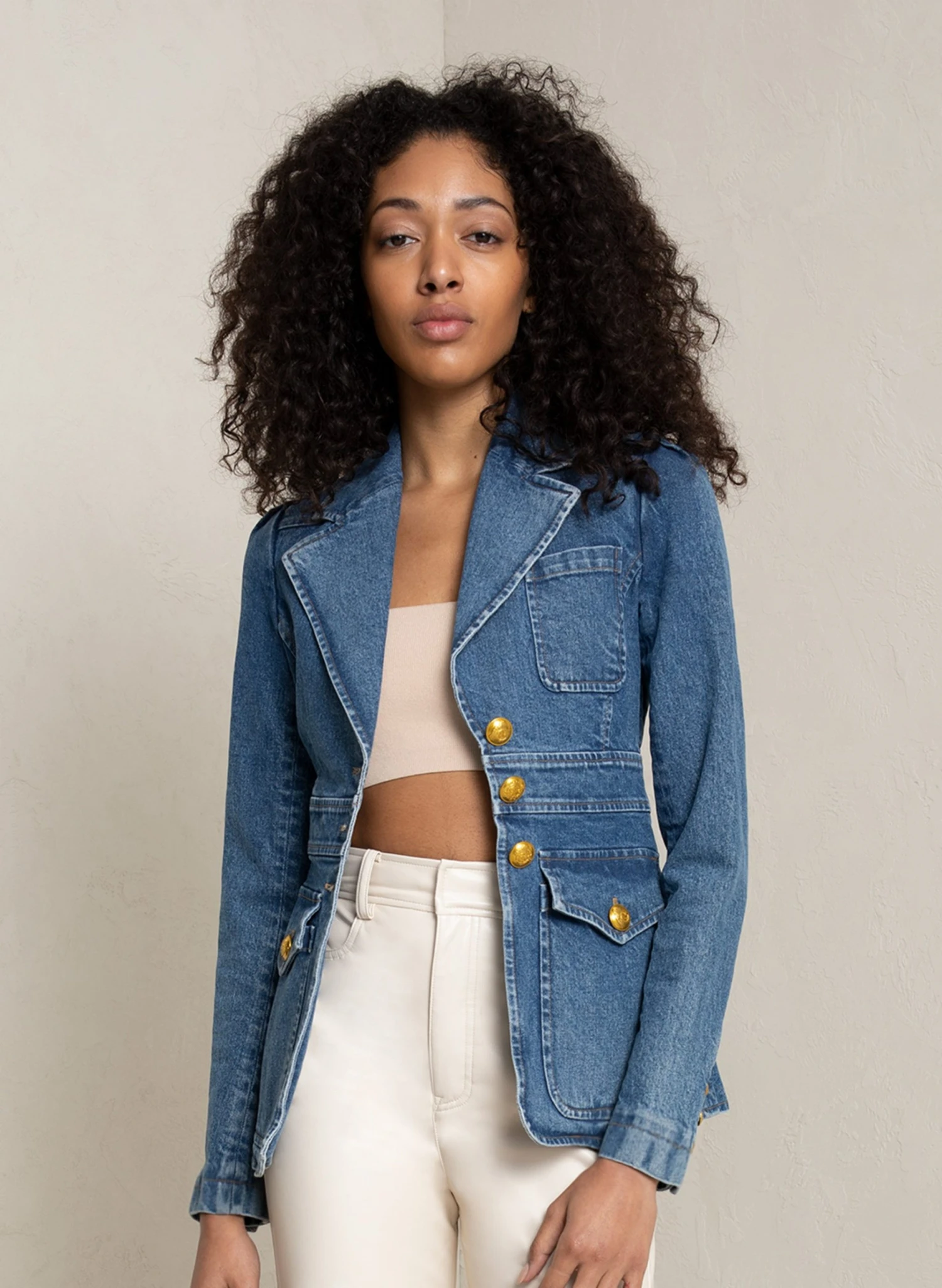 ALC LTD Jackets Amelia Denim Jacket 3 ALC LTD Jackets Amelia Denim Jacket