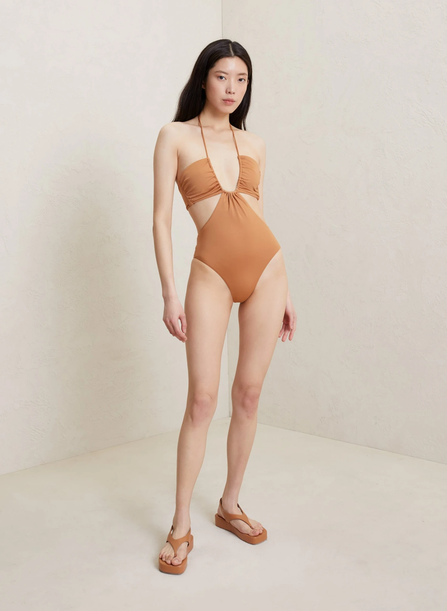ALC LTD Ana Halter One-Piece SWIM 3 ALC LTD Ana Halter One-Piece SWIM