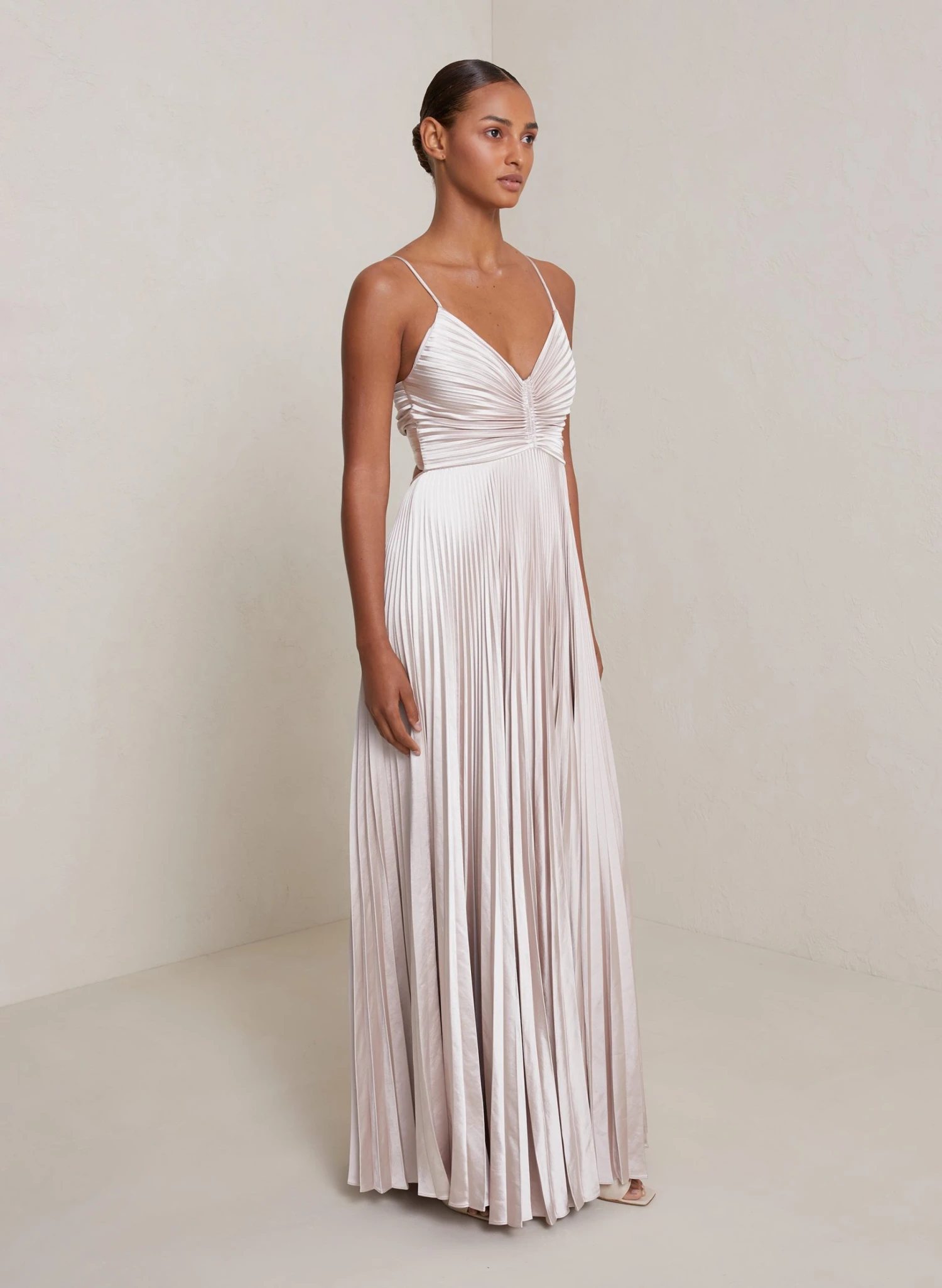 ARIES_DRESS_PKTN_0010_2.jpg ALC LTD Aries Satin Pleated Dress Dresses