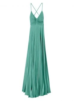 ALC LTD Dresses Aries Satin Pleated Dress