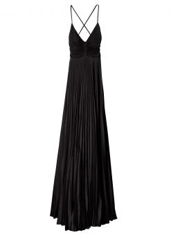 ALC LTD Dresses Aries Satin Pleated Dress