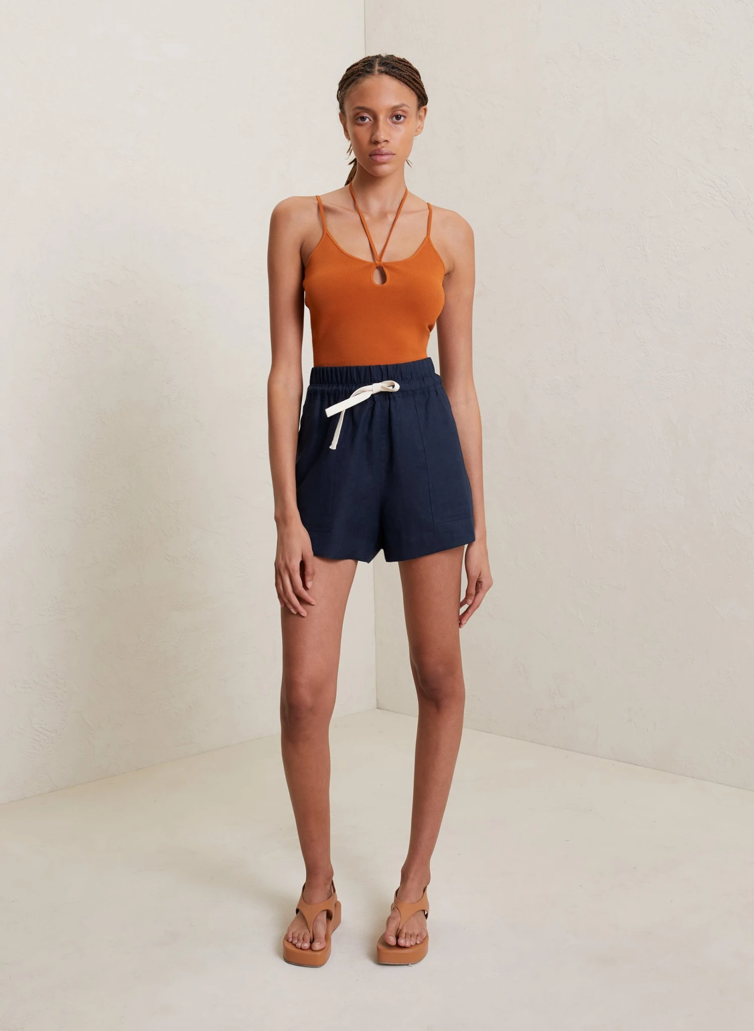 ALC LTD Billy II Linen Short Bottoms 3 ALC LTD Billy II Linen Short Bottoms