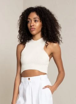 ALC LTD Caleb Cotton Knit Top Knitwear