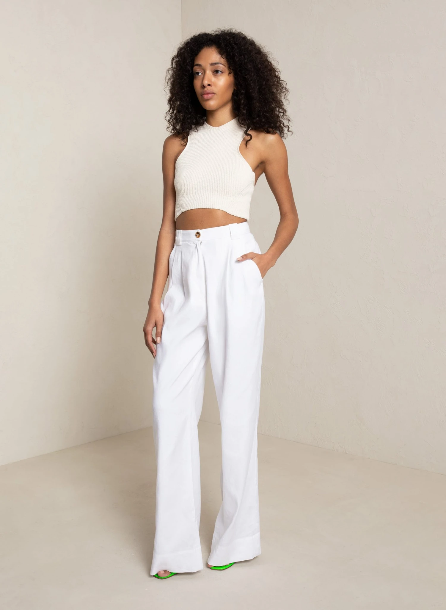 CALEB_2.jpg ALC LTD Caleb Cotton Knit Top Knitwear