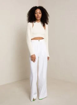 ALC LTD Caleb Cotton Knit Top Knitwear 5 ALC LTD Caleb Cotton Knit Top Knitwear