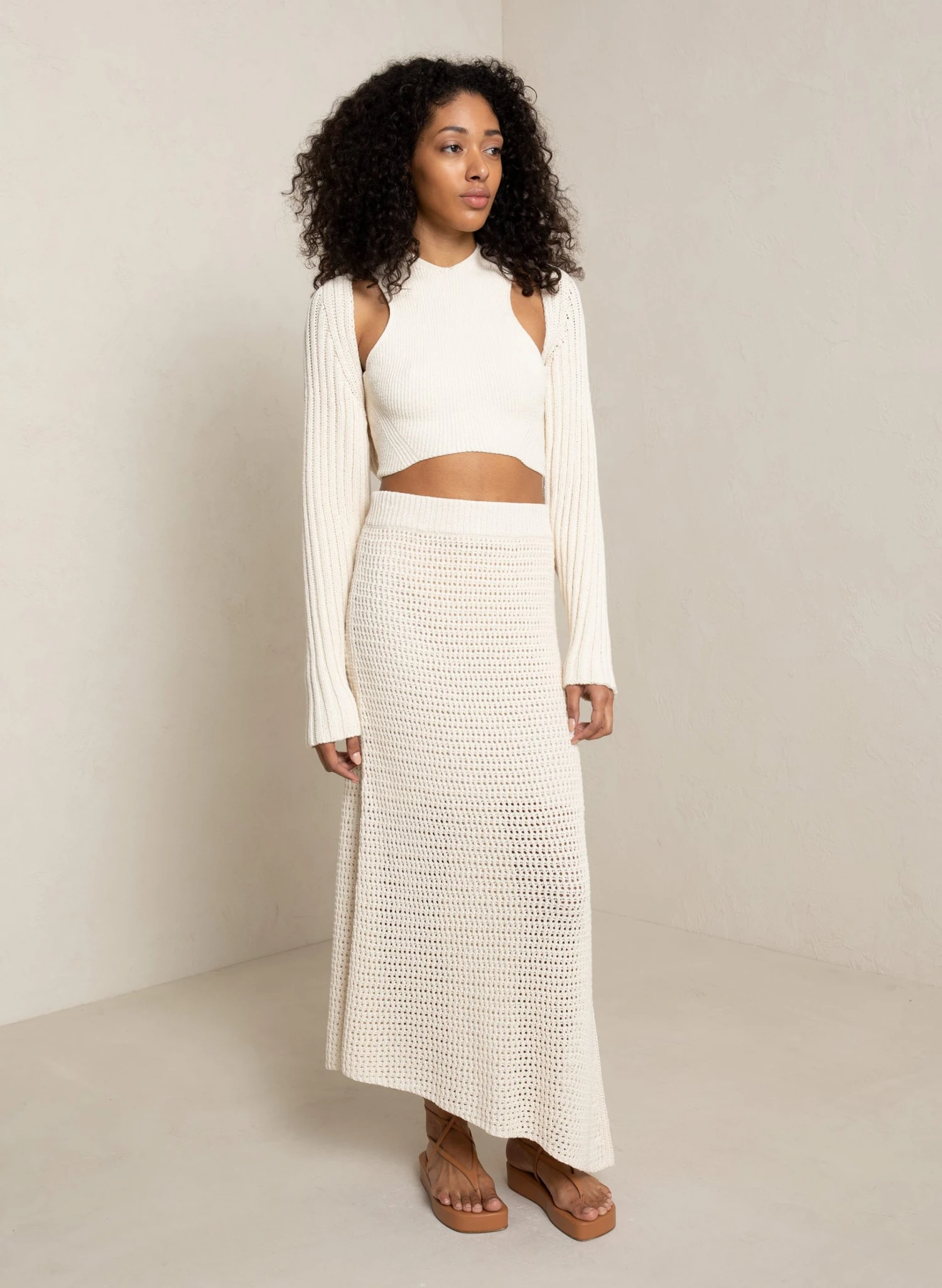 ALC LTD Caleb Crochet Skirt Knitwear 5 ALC LTD Caleb Crochet Skirt Knitwear