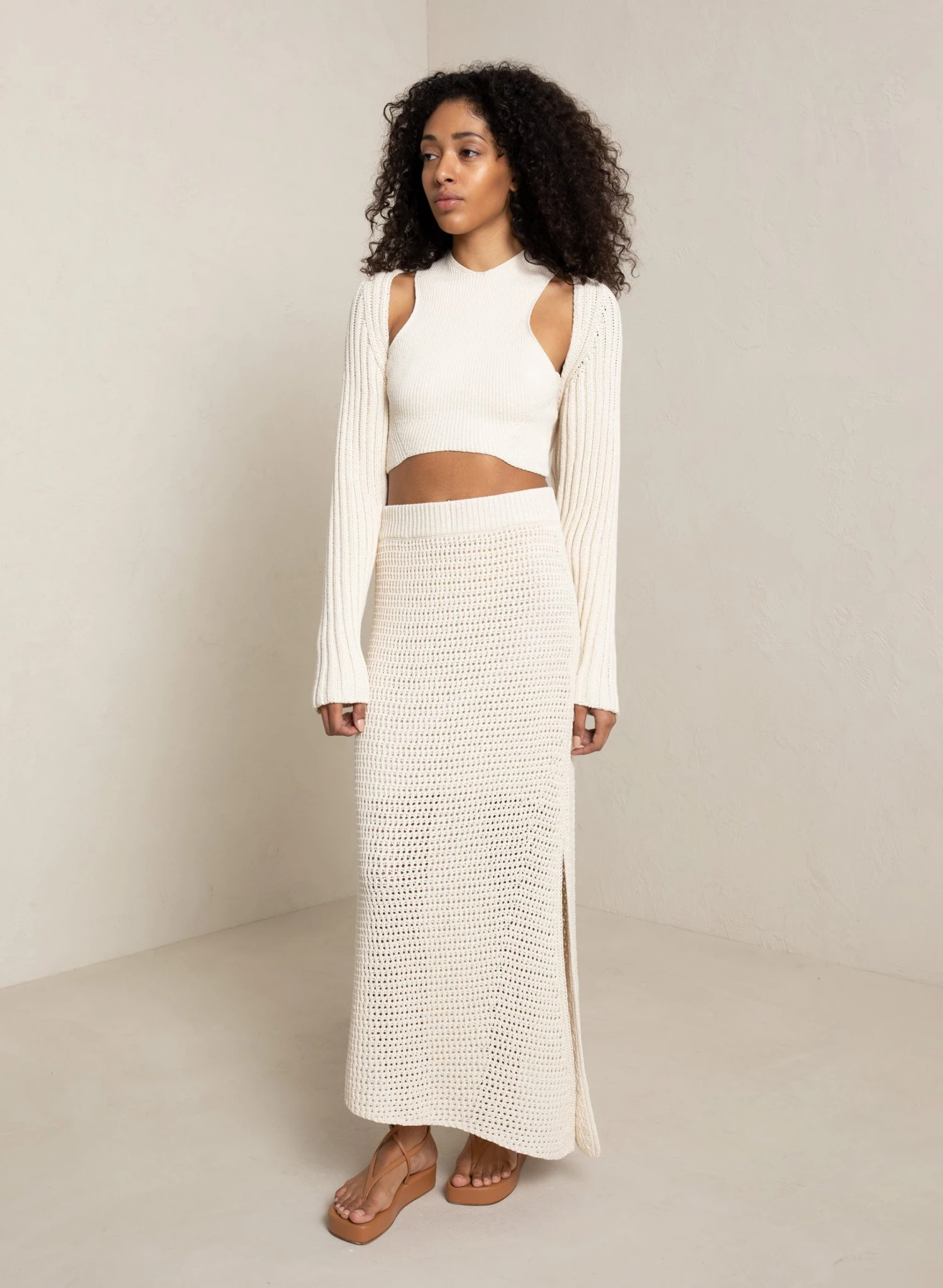 ALC LTD Caleb Crochet Skirt Knitwear 3 ALC LTD Caleb Crochet Skirt Knitwear