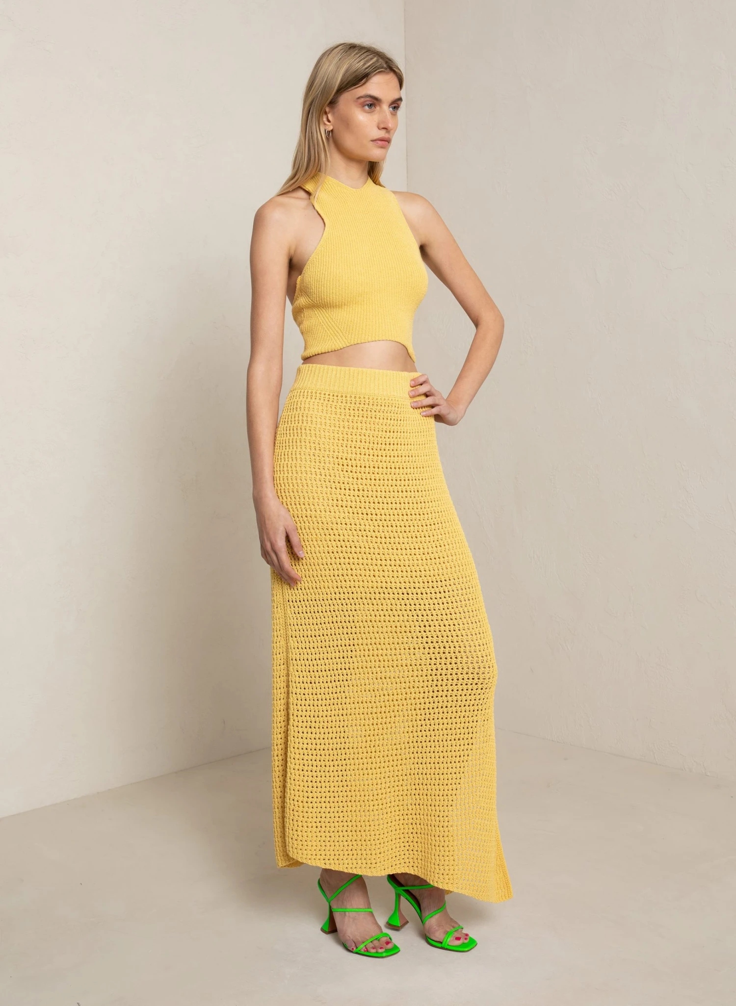 CALEB_SUNR_2.jpg ALC LTD Knitwear Caleb Cotton Knit Top