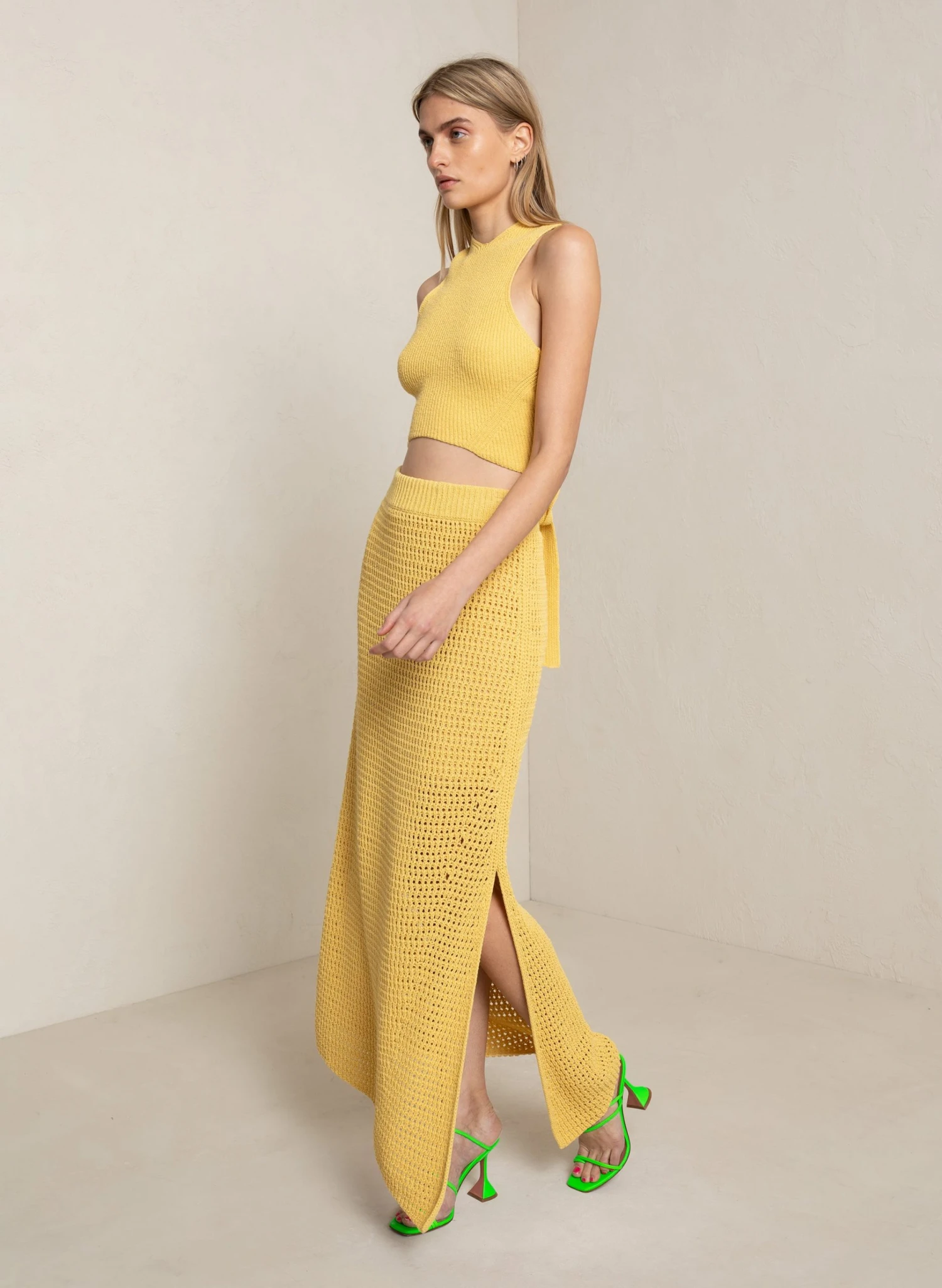 CALEB_SUNR_3.jpg ALC LTD Knitwear Caleb Cotton Knit Top