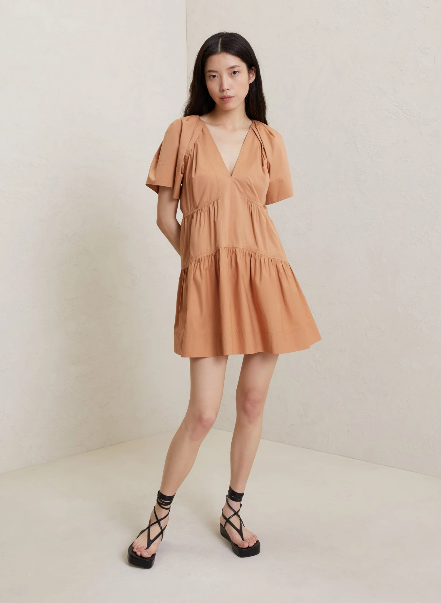 ALC LTD Camila Cotton Mini Dress 3 ALC LTD Camila Cotton Mini Dress