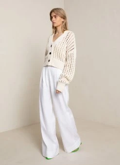 ALC LTD Drew Crochet Cardigan