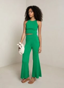 ALC LTD Astrid Rib Knit Pant 4 ALC LTD Astrid Rib Knit Pant