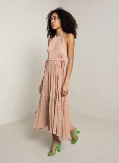 ALC LTD Dresses Ella Pleated Midi Dress