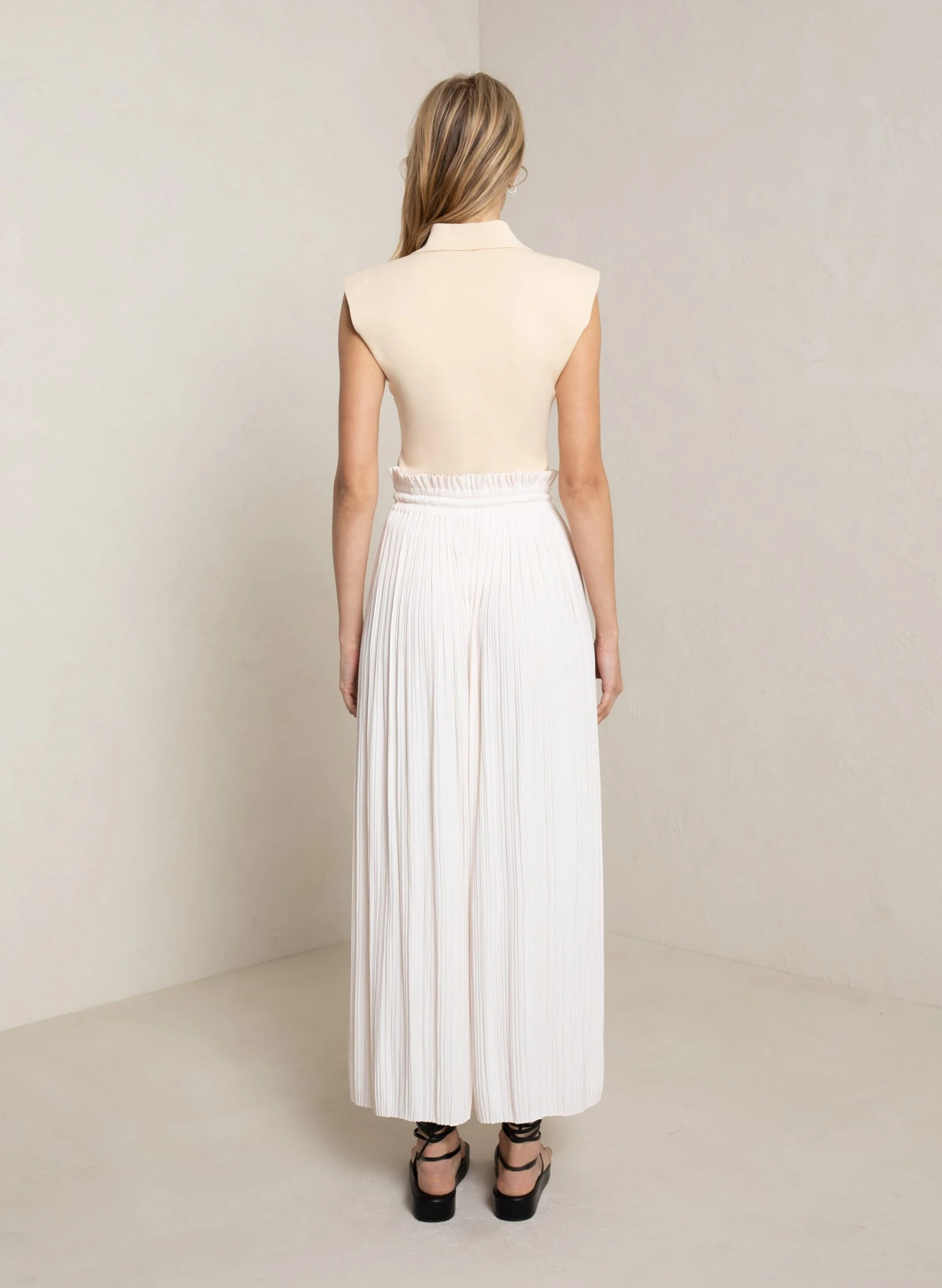 EVERLY_SKIRT_ALT_0070_4.jpg ALC LTD Everly Pleated Maxi Skirt Bottoms