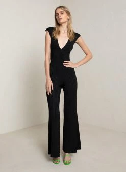 ALC LTD Holden Rib Knit Jumpsuit Knitwear