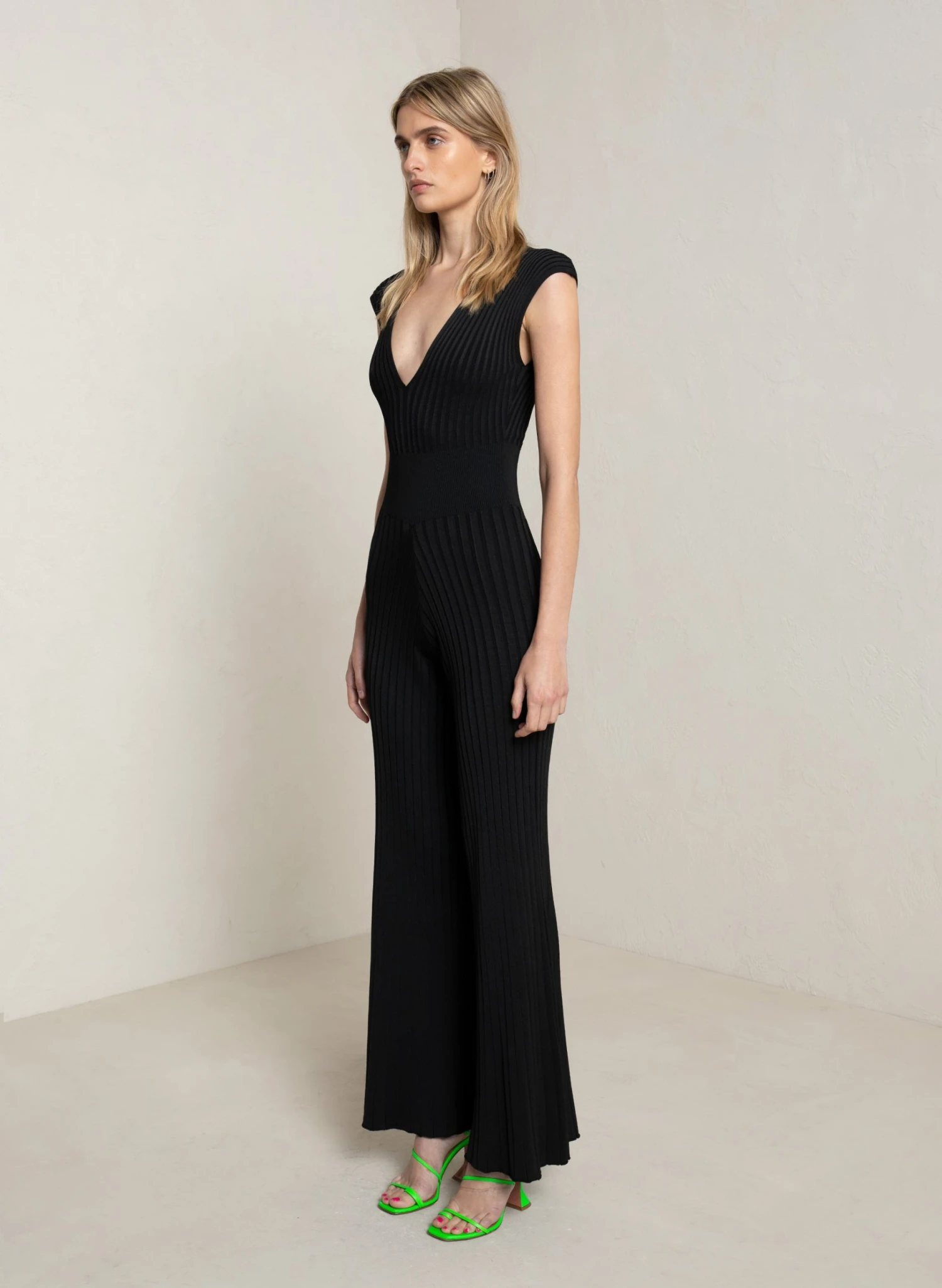 ALC LTD Holden Rib Knit Jumpsuit Knitwear 5 ALC LTD Holden Rib Knit Jumpsuit Knitwear