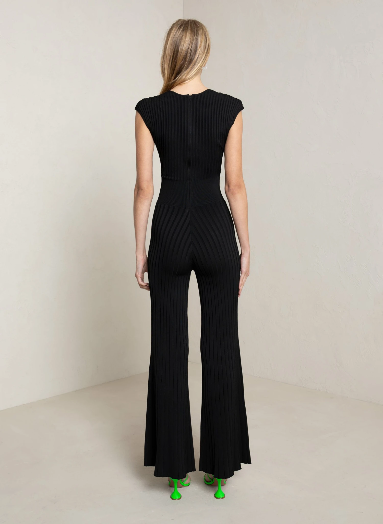 ALC LTD Holden Rib Knit Jumpsuit Knitwear 6 ALC LTD Holden Rib Knit Jumpsuit Knitwear