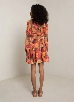 ALC LTD Dresses Izzy Chiffon Mini Dress 10 ALC LTD Dresses Izzy Chiffon Mini Dress