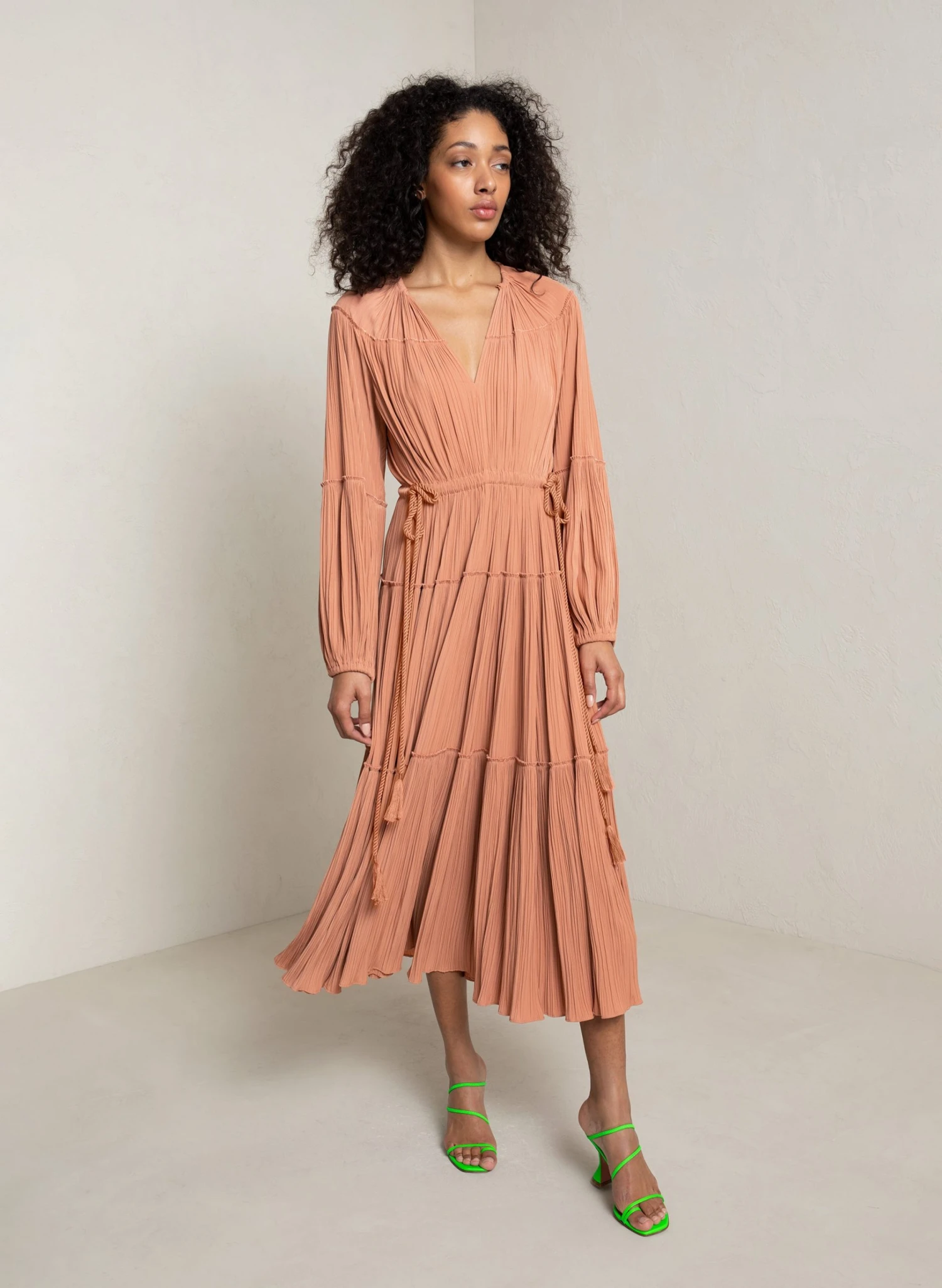 JENNA_DRESS_SRBT_0018_2.jpg ALC LTD Dresses Jenna Pleated Midi Dress