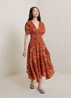 ALC LTD Dresses Lucia Cotton Midi Dress
