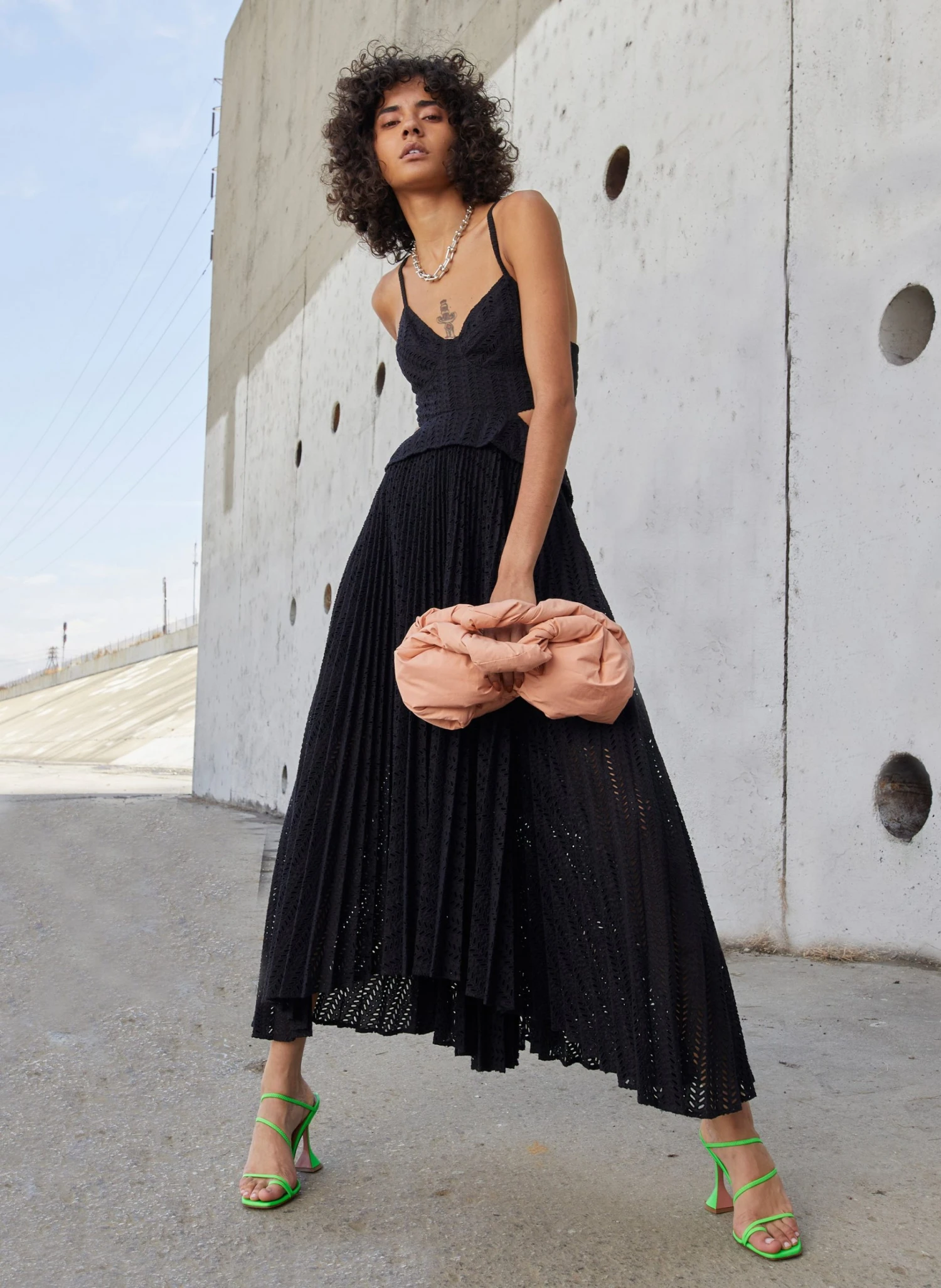 ALC LTD Dresses Malia Cotton Eyelet Dress 3 ALC LTD Dresses Malia Cotton Eyelet Dress