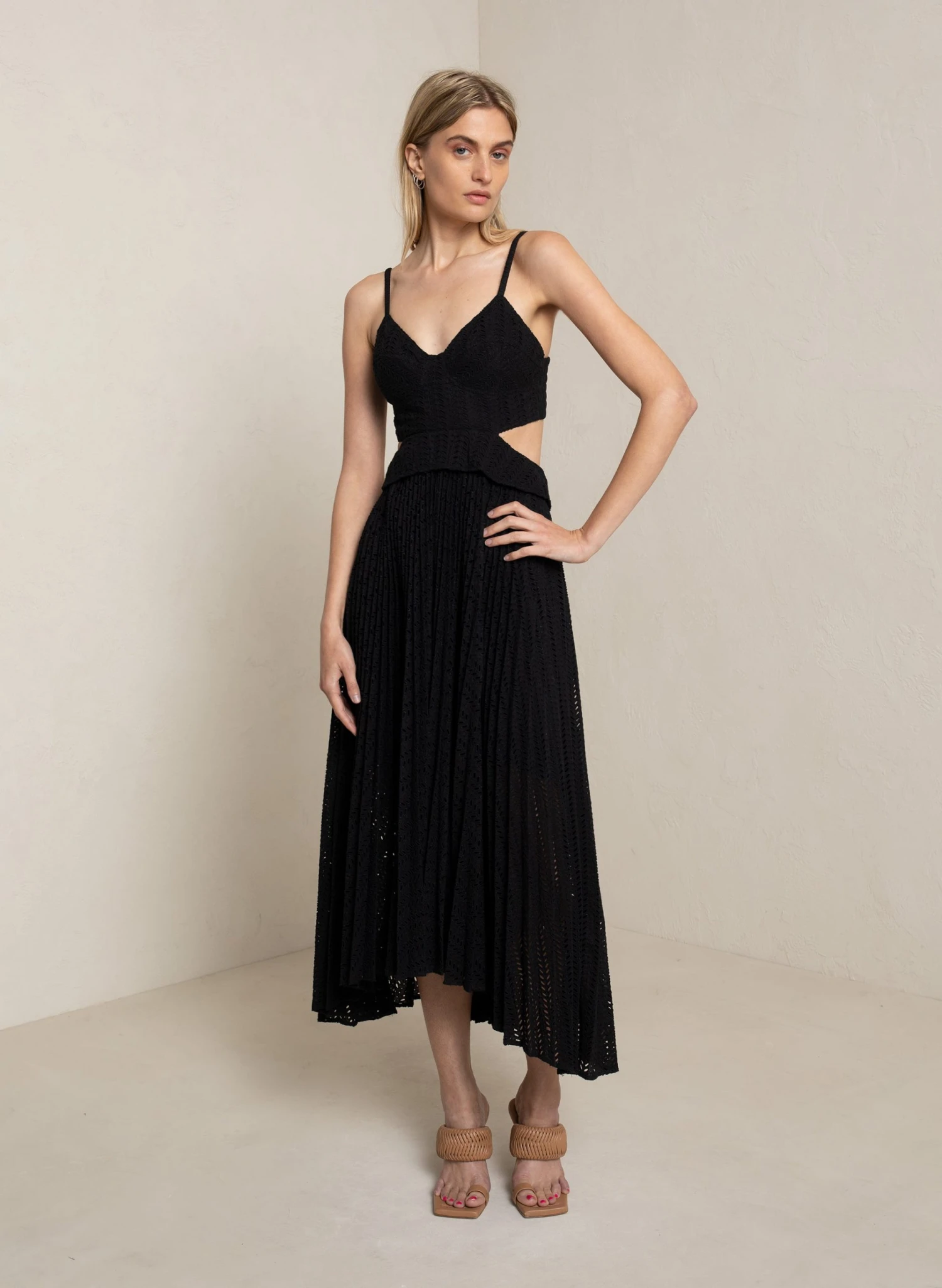 ALC LTD Dresses Malia Cotton Eyelet Dress 4 ALC LTD Dresses Malia Cotton Eyelet Dress