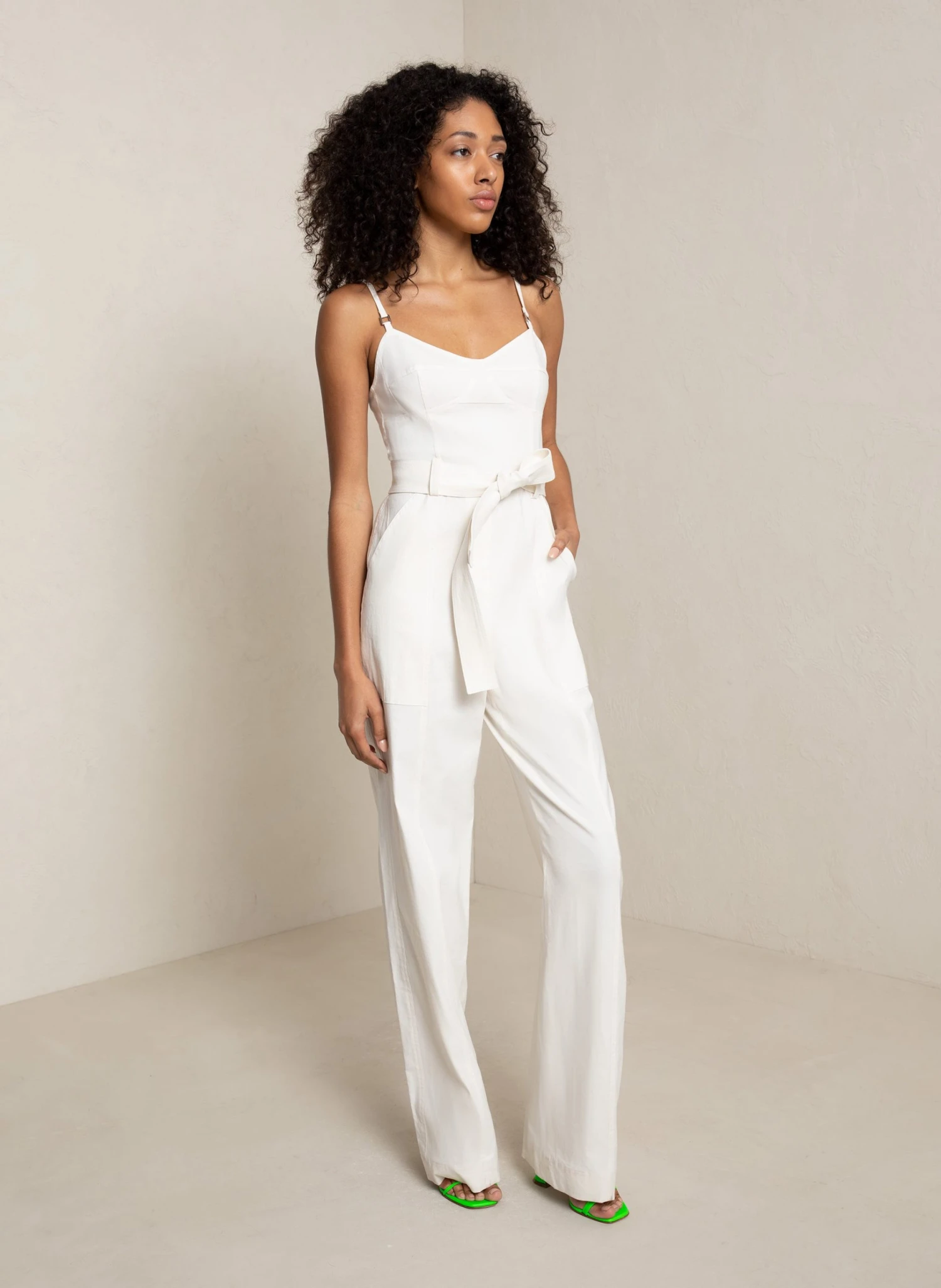 MILA_JUMPSUIT_GLAC_1.jpg ALC LTD Mila Linen Jumpsuit Jumpsuits