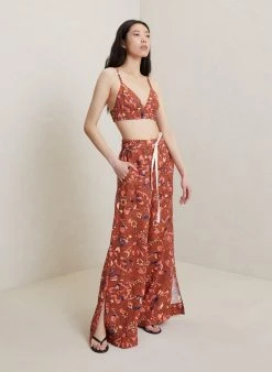 ALC LTD Bottoms Naia Linen Wide-Leg Pant