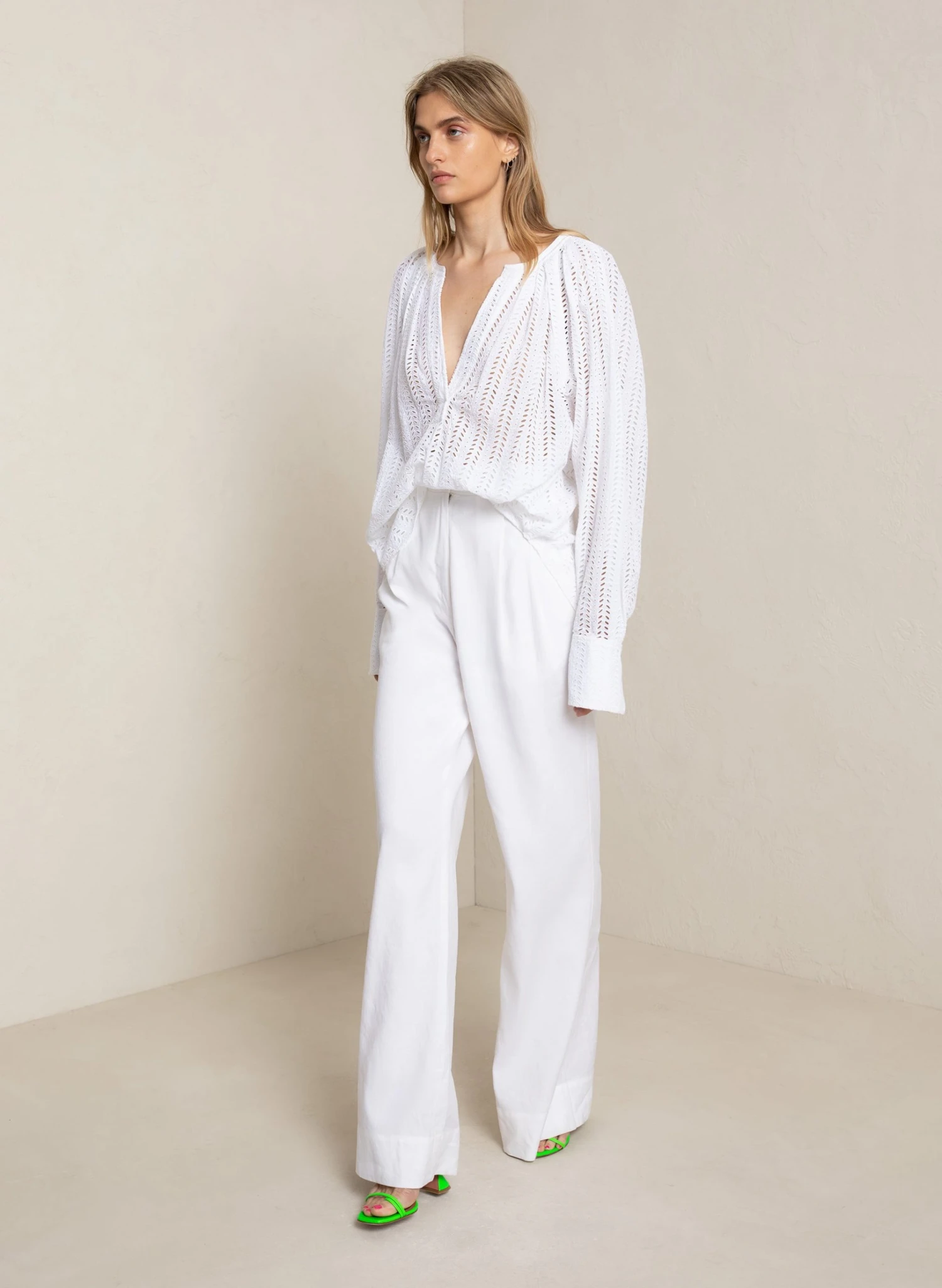 ALC LTD Nomad Cotton Eyelet Top 5 ALC LTD Nomad Cotton Eyelet Top