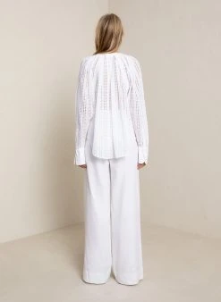 ALC LTD Nomad Cotton Eyelet Top 10 ALC LTD Nomad Cotton Eyelet Top