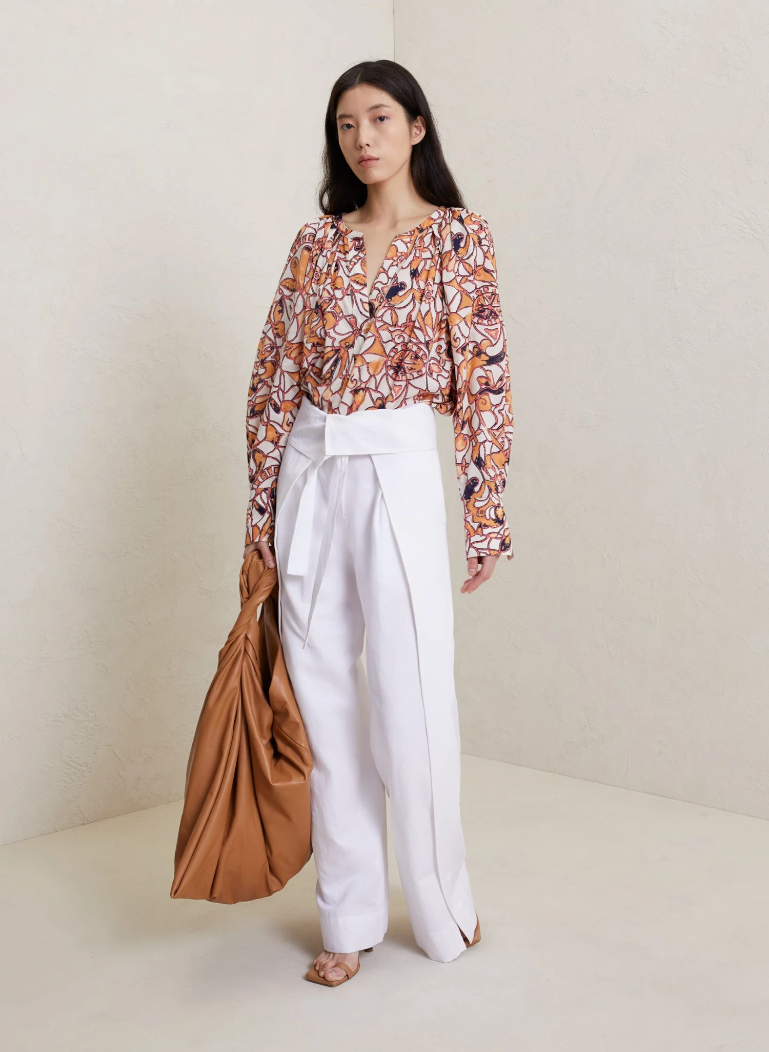 NOMAD_TOP_WHTM_2.jpg ALC LTD Tops Nomad Cotton Top