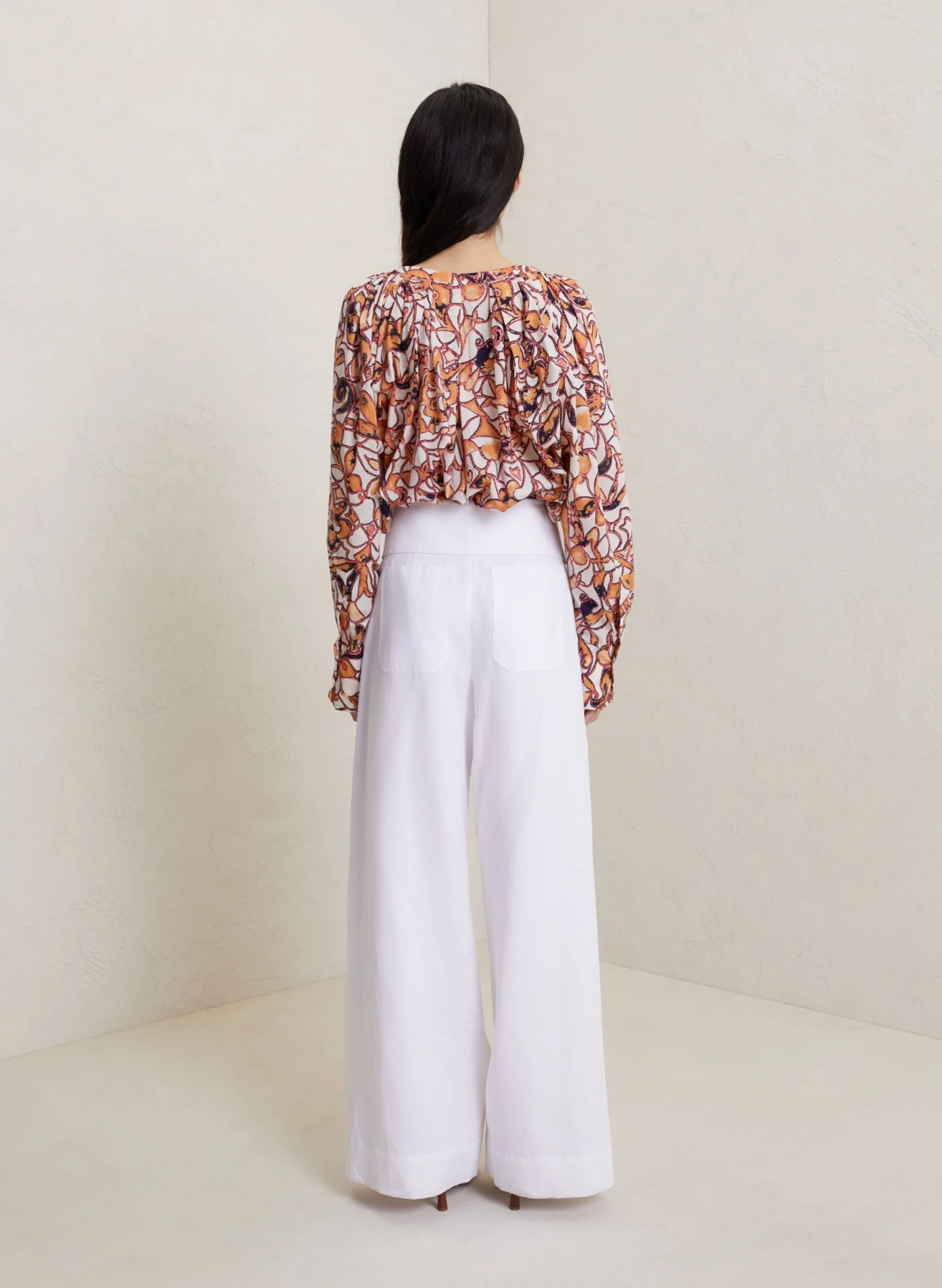 NOMAD_TOP_WHTM_4.jpg ALC LTD Tops Nomad Cotton Top