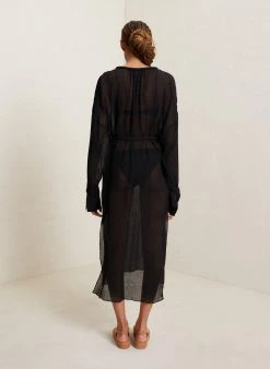 ALC LTD Palma Silk Maxi Coverup SWIM 9 ALC LTD Palma Silk Maxi Coverup SWIM