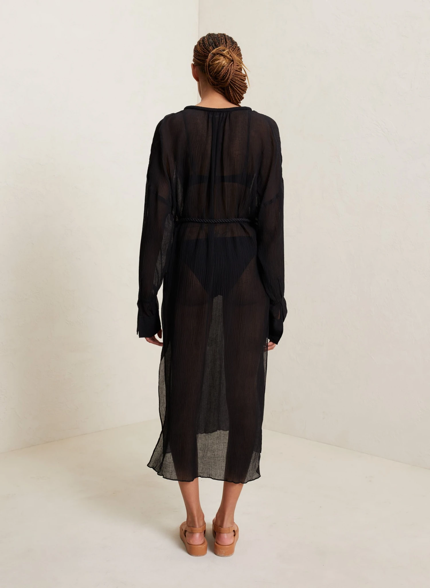 ALC LTD Palma Silk Maxi Coverup SWIM 6 ALC LTD Palma Silk Maxi Coverup SWIM