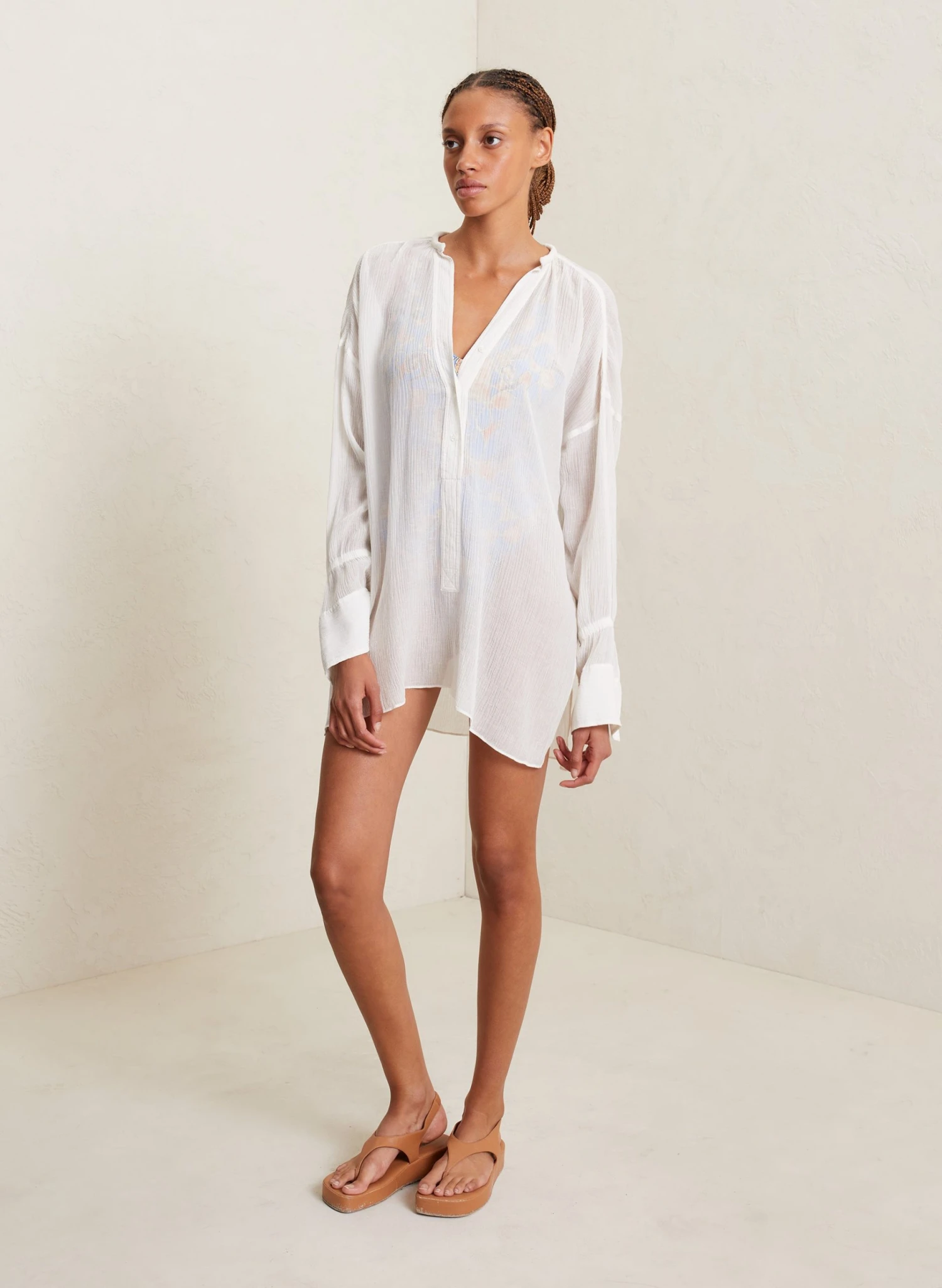 PAULINA_SHIRT_WHT_0022_2.jpg ALC LTD Paulina Silk Shirt