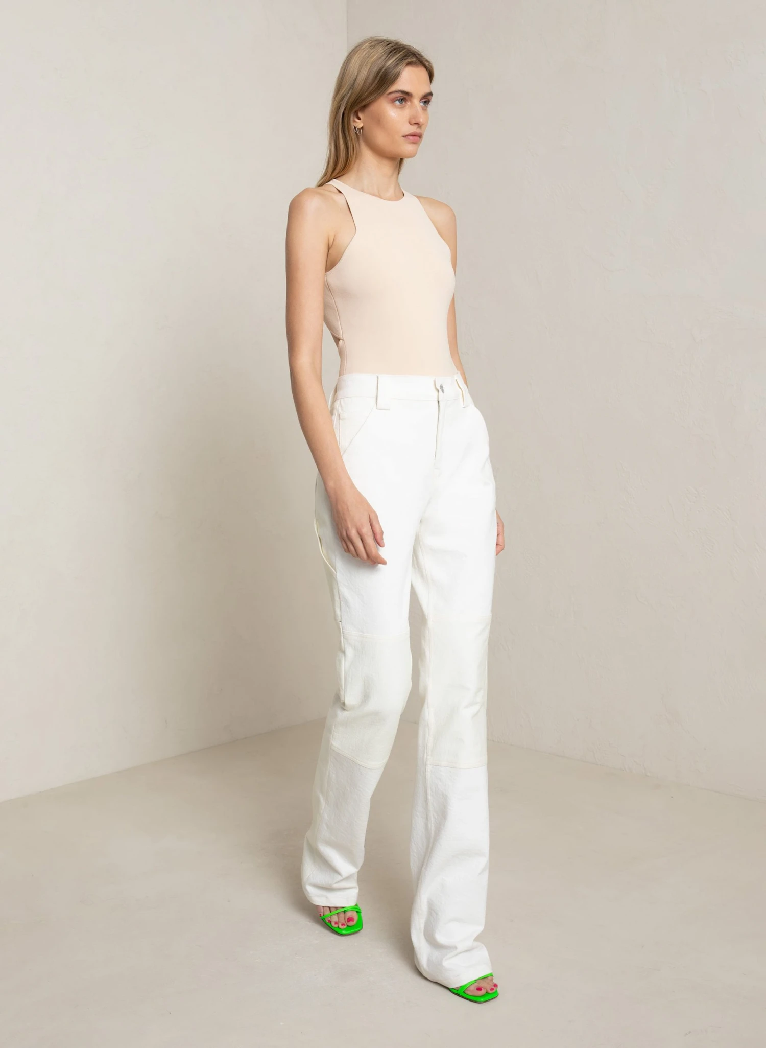 ALC LTD Adan Cotton Straight-Leg Pant 4 ALC LTD Adan Cotton Straight-Leg Pant