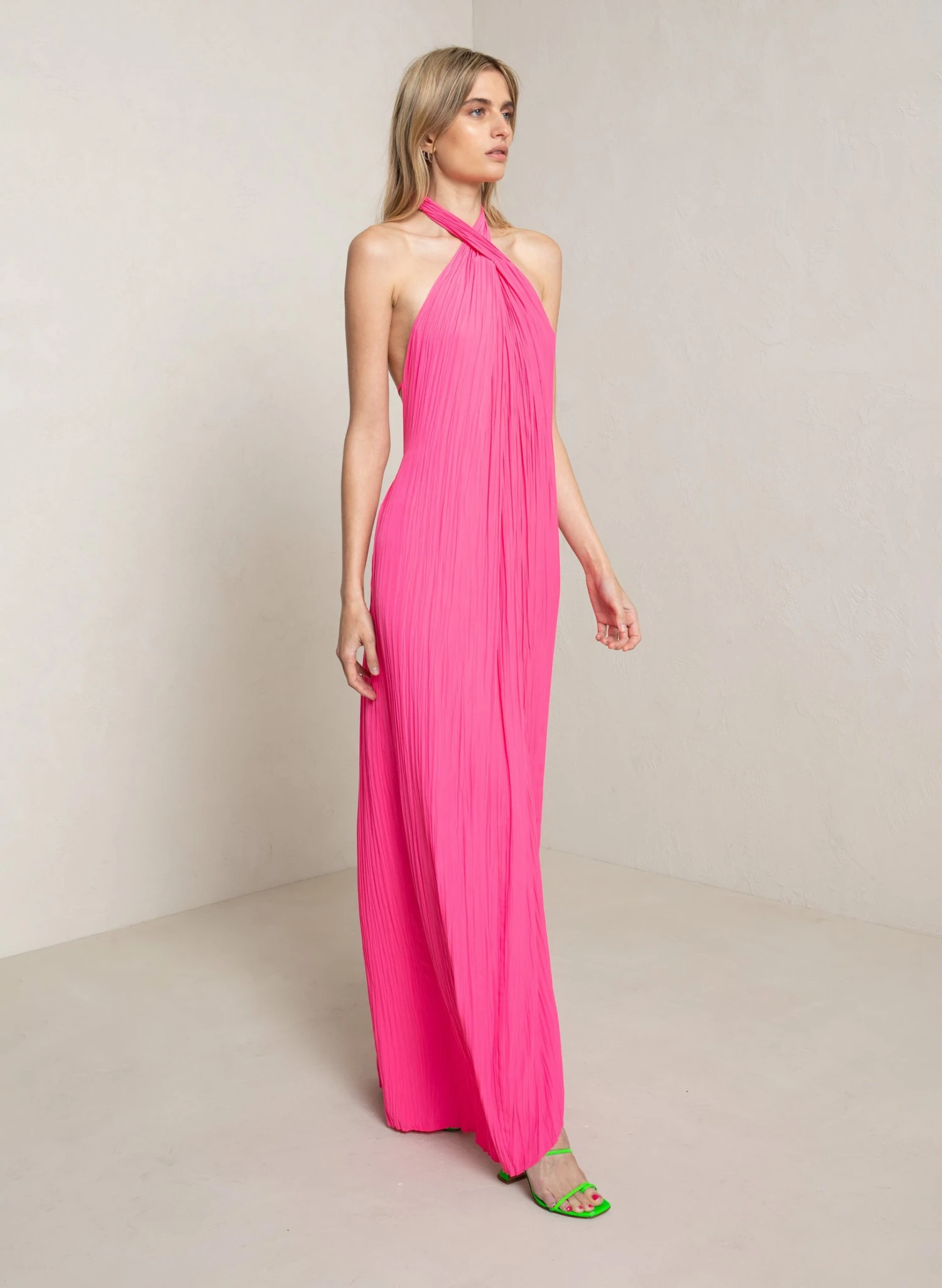 ALC LTD Rio Pleated Maxi Dress Dresses 4 ALC LTD Rio Pleated Maxi Dress Dresses