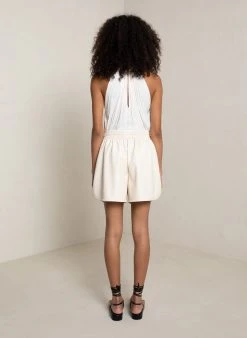 ALC LTD Signature Whites Ryder Vegan Leather Short 4 ALC LTD Signature Whites Ryder Vegan Leather Short