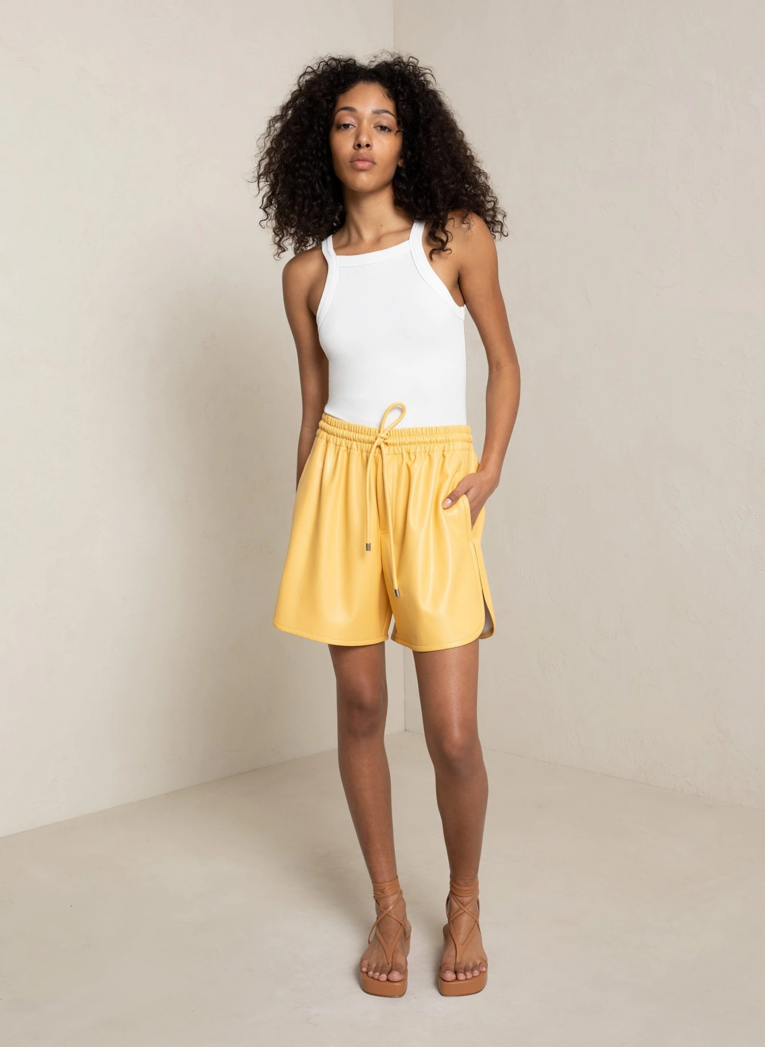 ALC LTD Ryder Vegan Leather Short 3 ALC LTD Ryder Vegan Leather Short