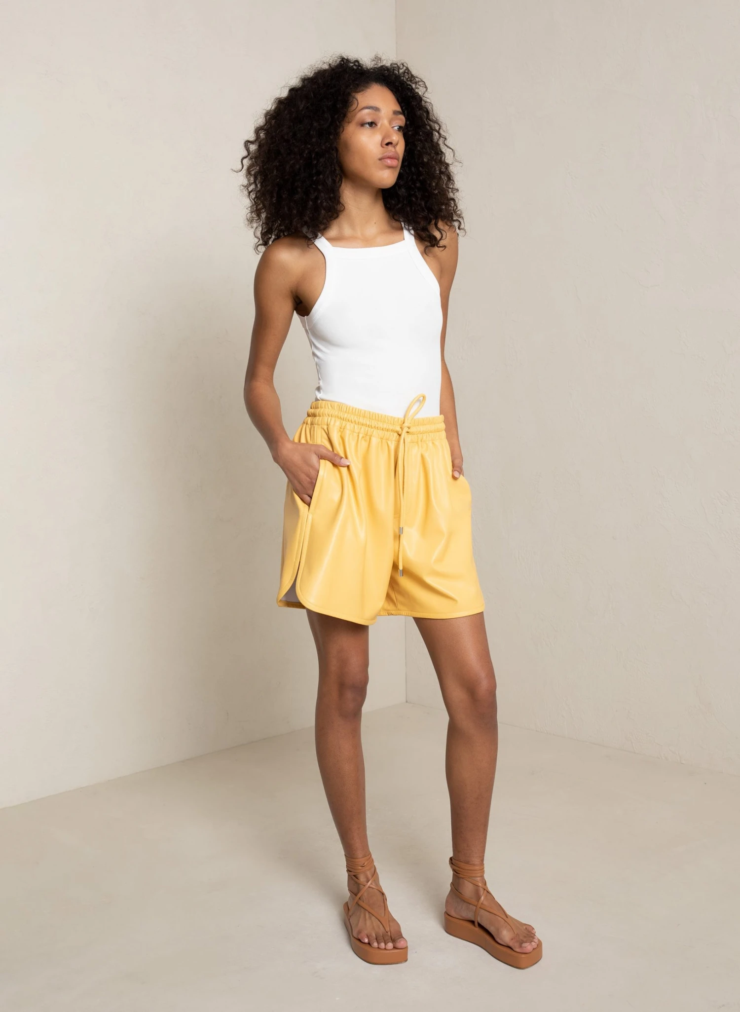 ALC LTD Ryder Vegan Leather Short 4 ALC LTD Ryder Vegan Leather Short