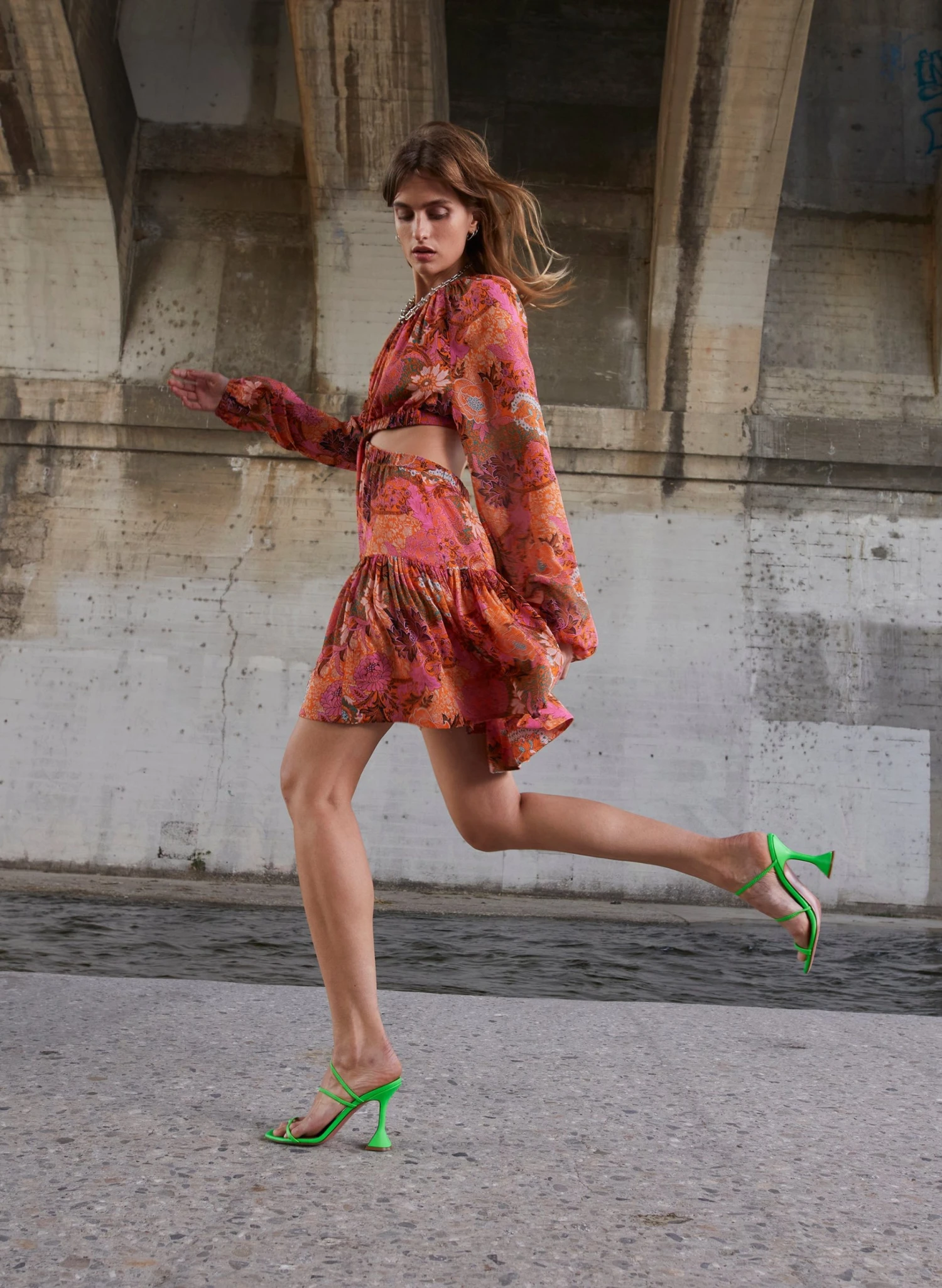 ALC LTD Dresses Izzy Chiffon Mini Dress 3 ALC LTD Dresses Izzy Chiffon Mini Dress