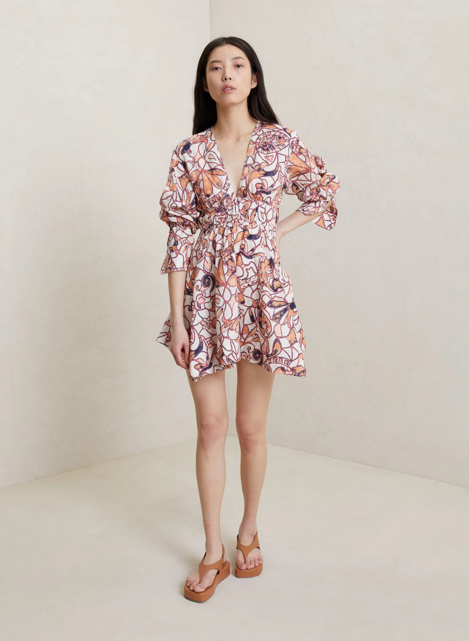 ALC LTD Dresses Salina Linen Mini Dress 3 ALC LTD Dresses Salina Linen Mini Dress