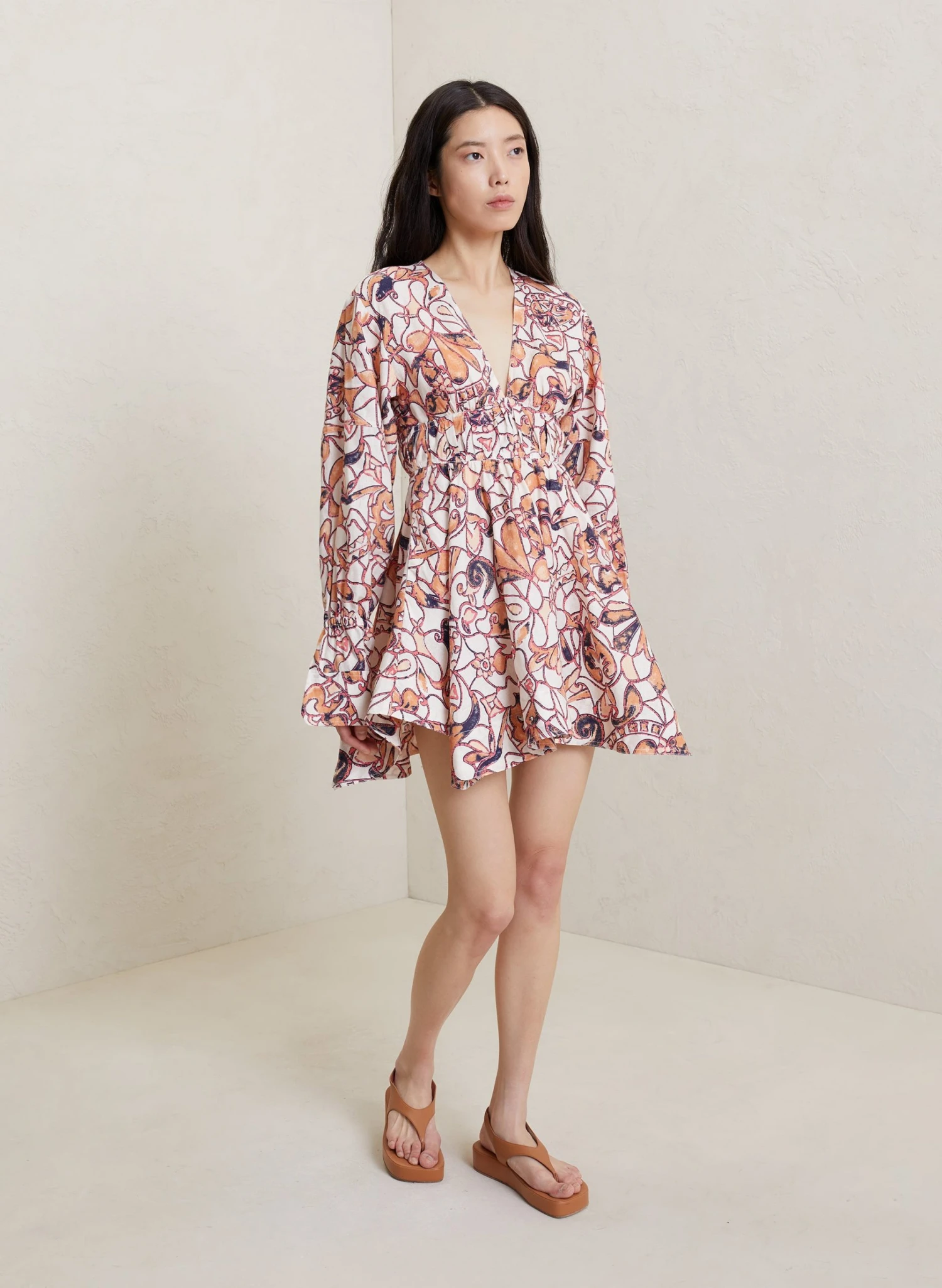 ALC LTD Dresses Salina Linen Mini Dress 4 ALC LTD Dresses Salina Linen Mini Dress