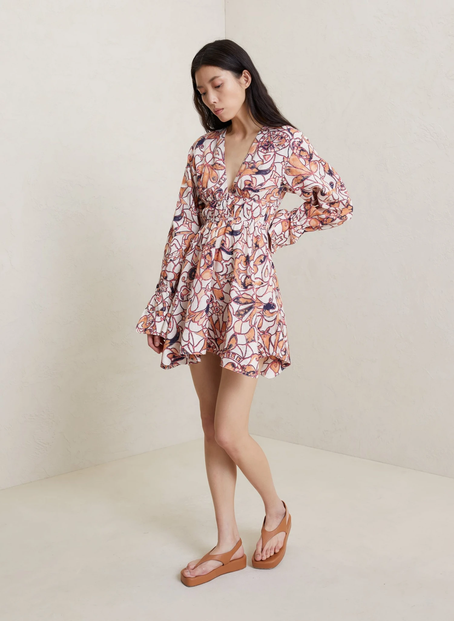 ALC LTD Dresses Salina Linen Mini Dress 5 ALC LTD Dresses Salina Linen Mini Dress