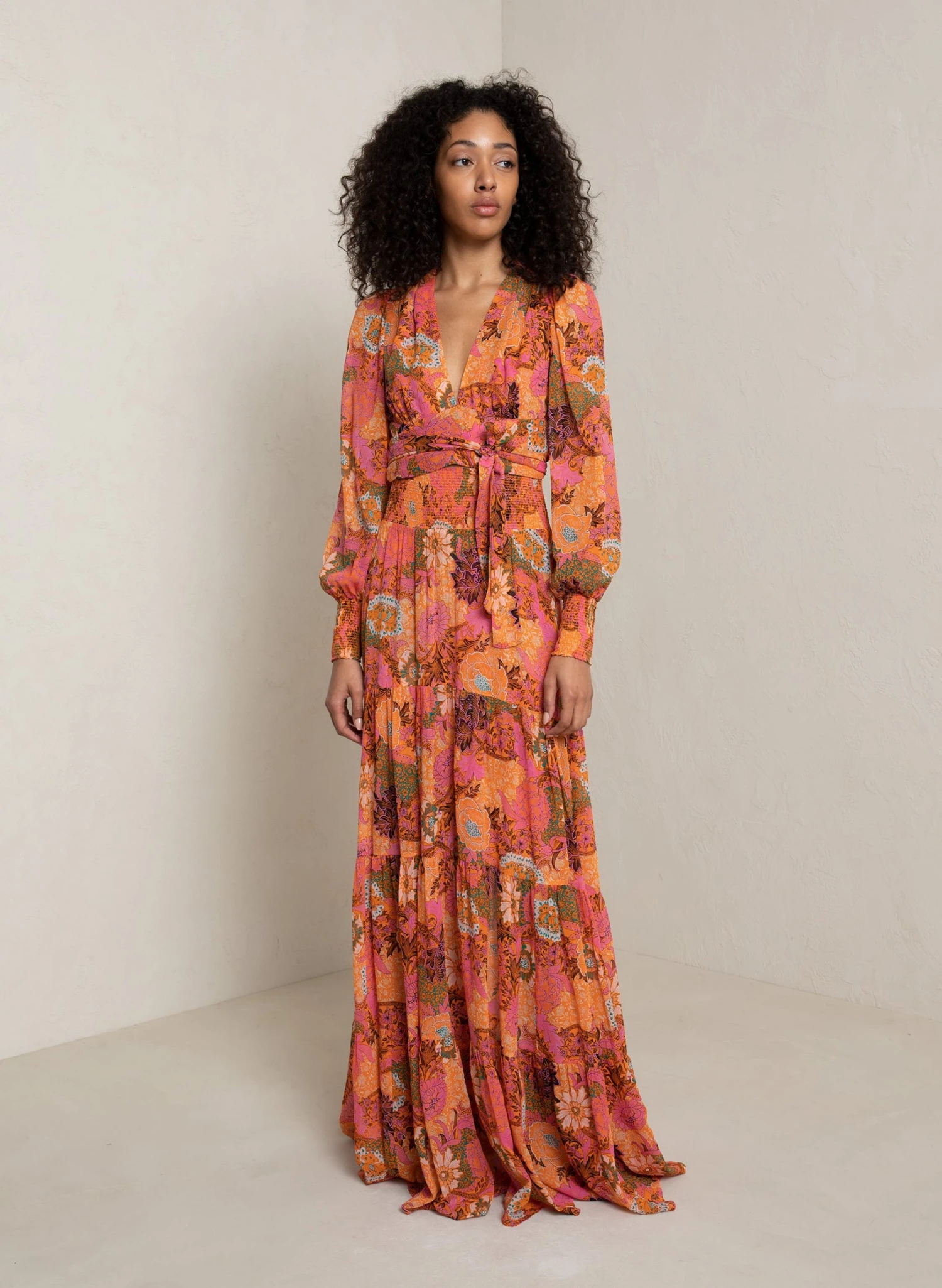 ALC LTD Samara Chiffon Wrap Top Tops 3 ALC LTD Samara Chiffon Wrap Top Tops