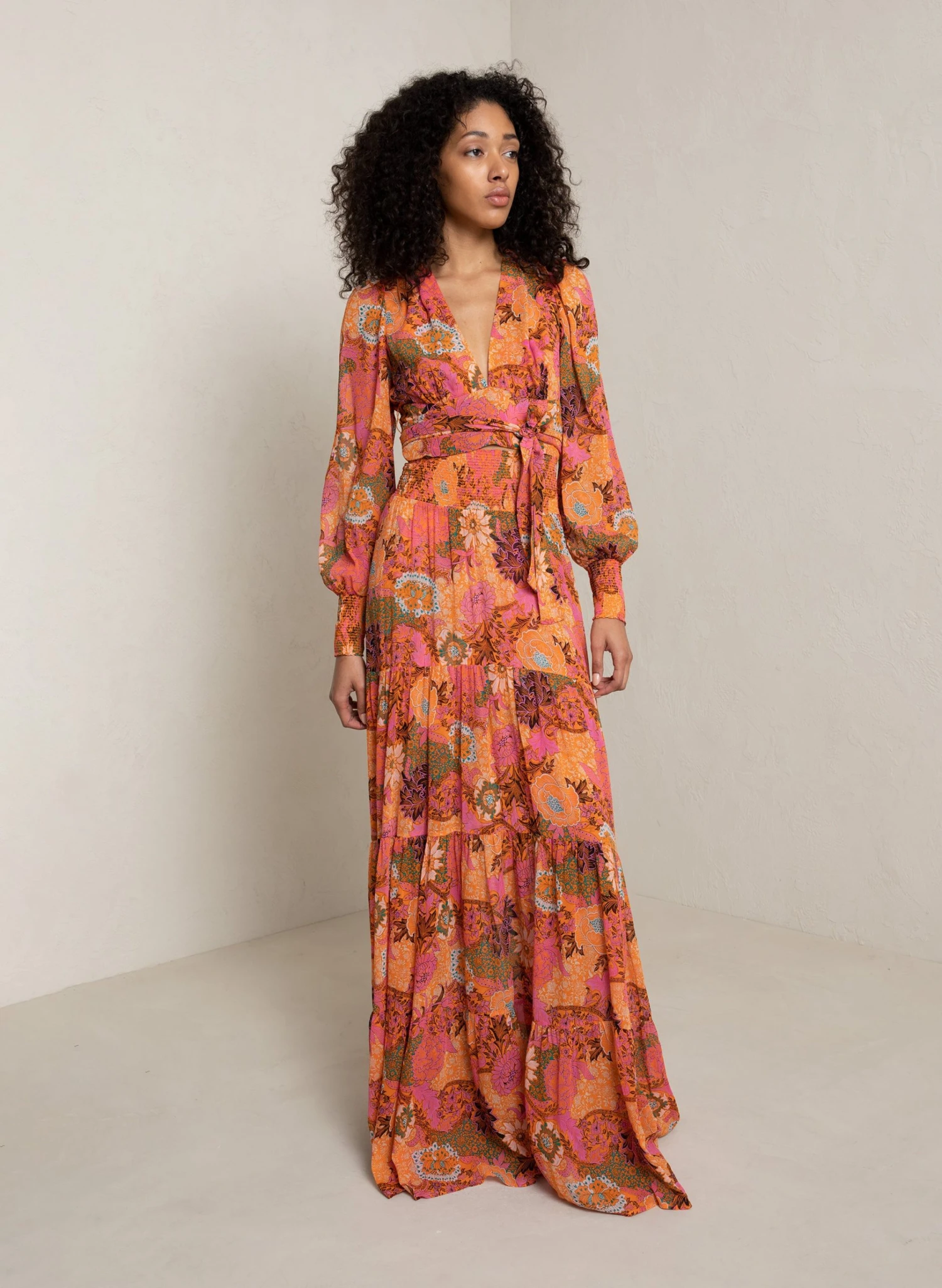 ALC LTD Samara Chiffon Wrap Top Tops 4 ALC LTD Samara Chiffon Wrap Top Tops