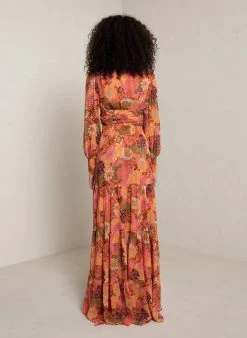 ALC LTD Samara Chiffon Wrap Top Tops 10 ALC LTD Samara Chiffon Wrap Top Tops